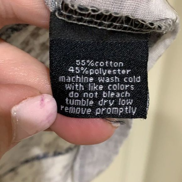 Gray and blue patterned t-shirt by Luv4Anouka - Picture 7 of 8